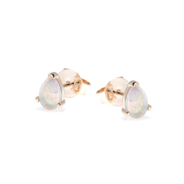 Boucles d'oreilles pierre opale Or 18 carats