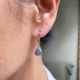 Boucles d'oreilles pendantes opale doublet Argent